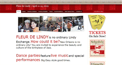 Desktop Screenshot of fleurdelindy.com